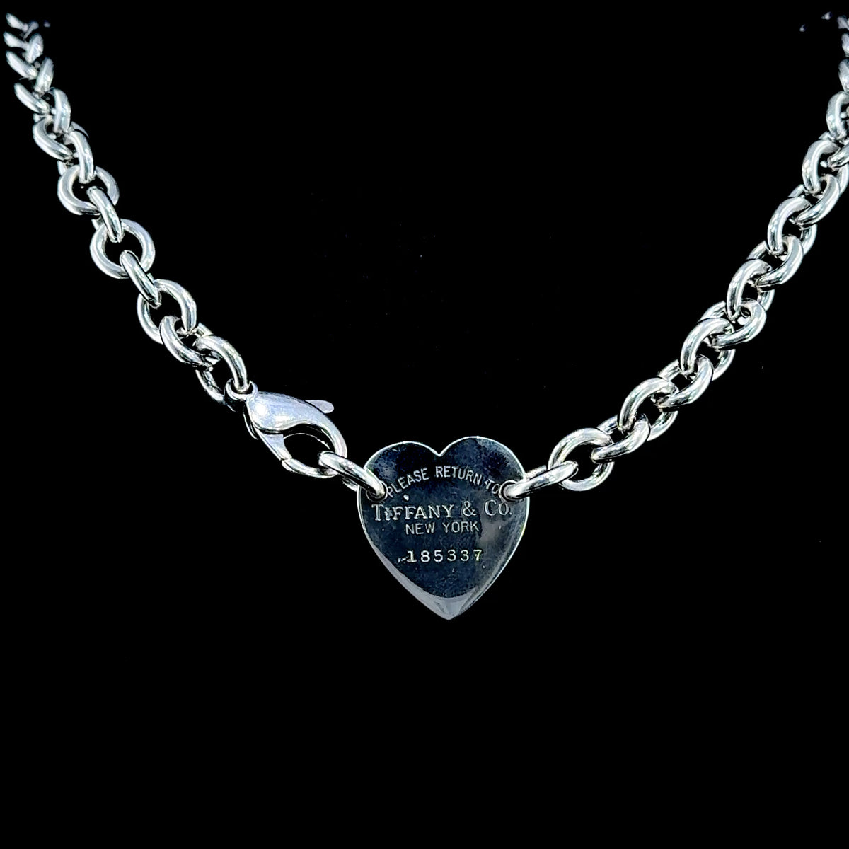 Return to Tiffany & Co Silver Heart Necklace