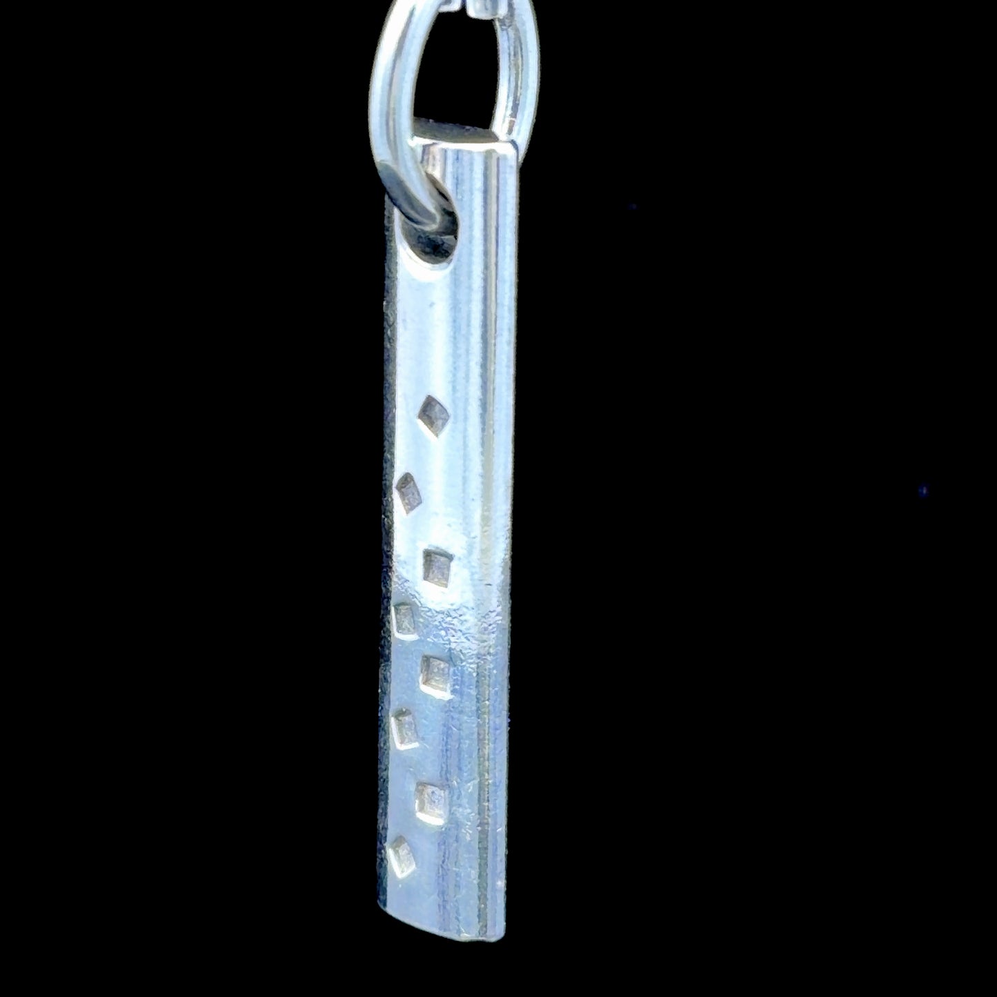 Contemporary Silver Pendant & Chain
