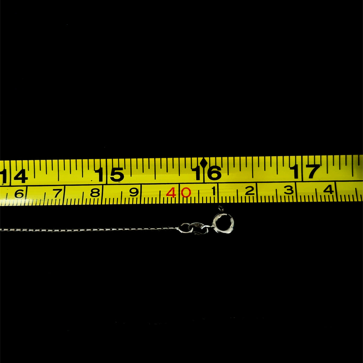 Silver Bead Station Necklace