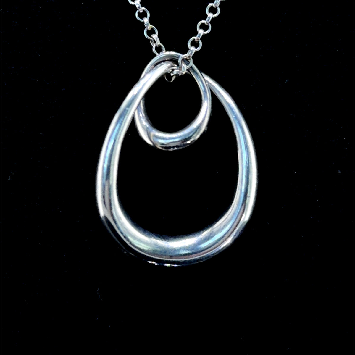 Stunning Georg Jensen Offspring Pendant & Chain 18” Long