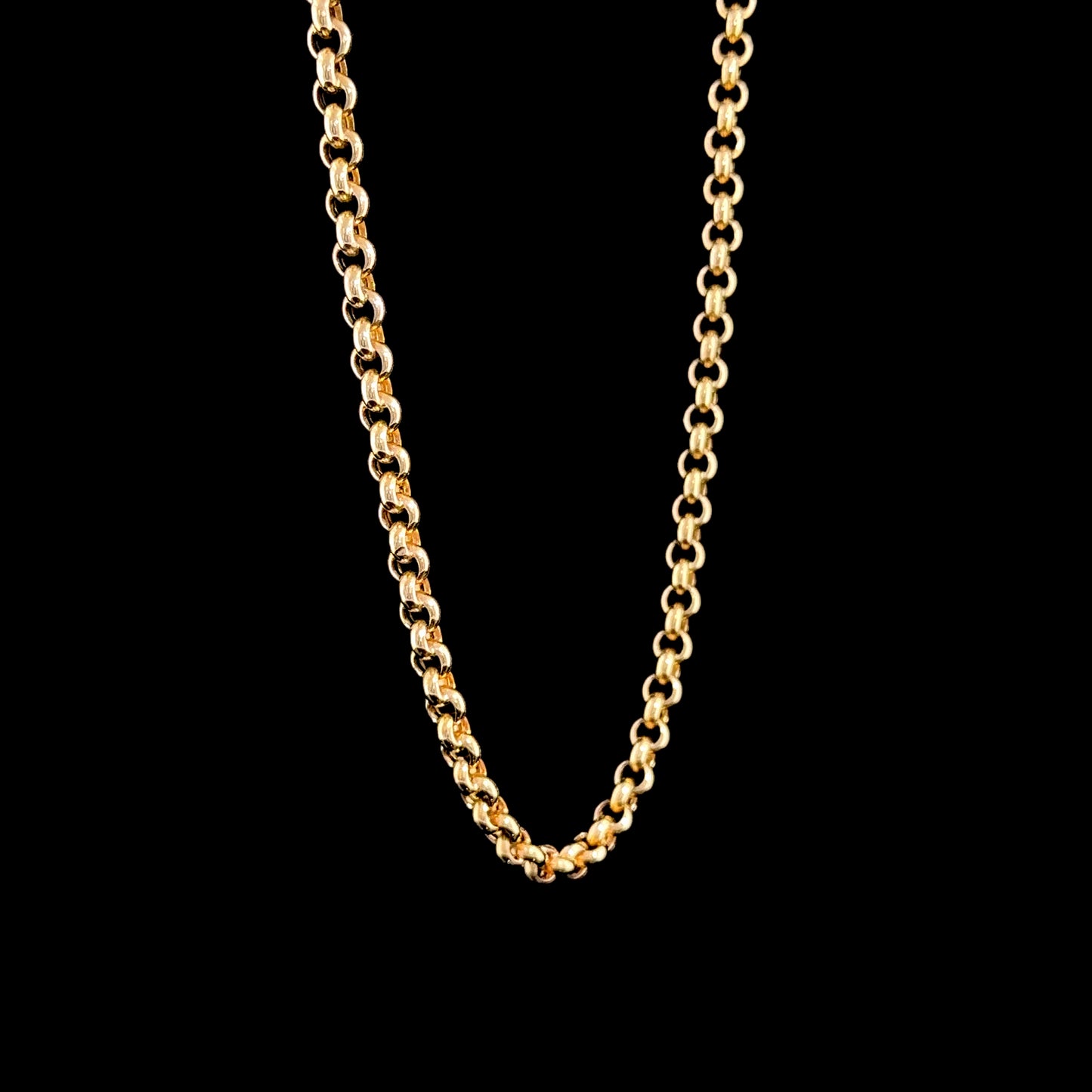 9k Yellow Gold Belcher Chain 20 inches