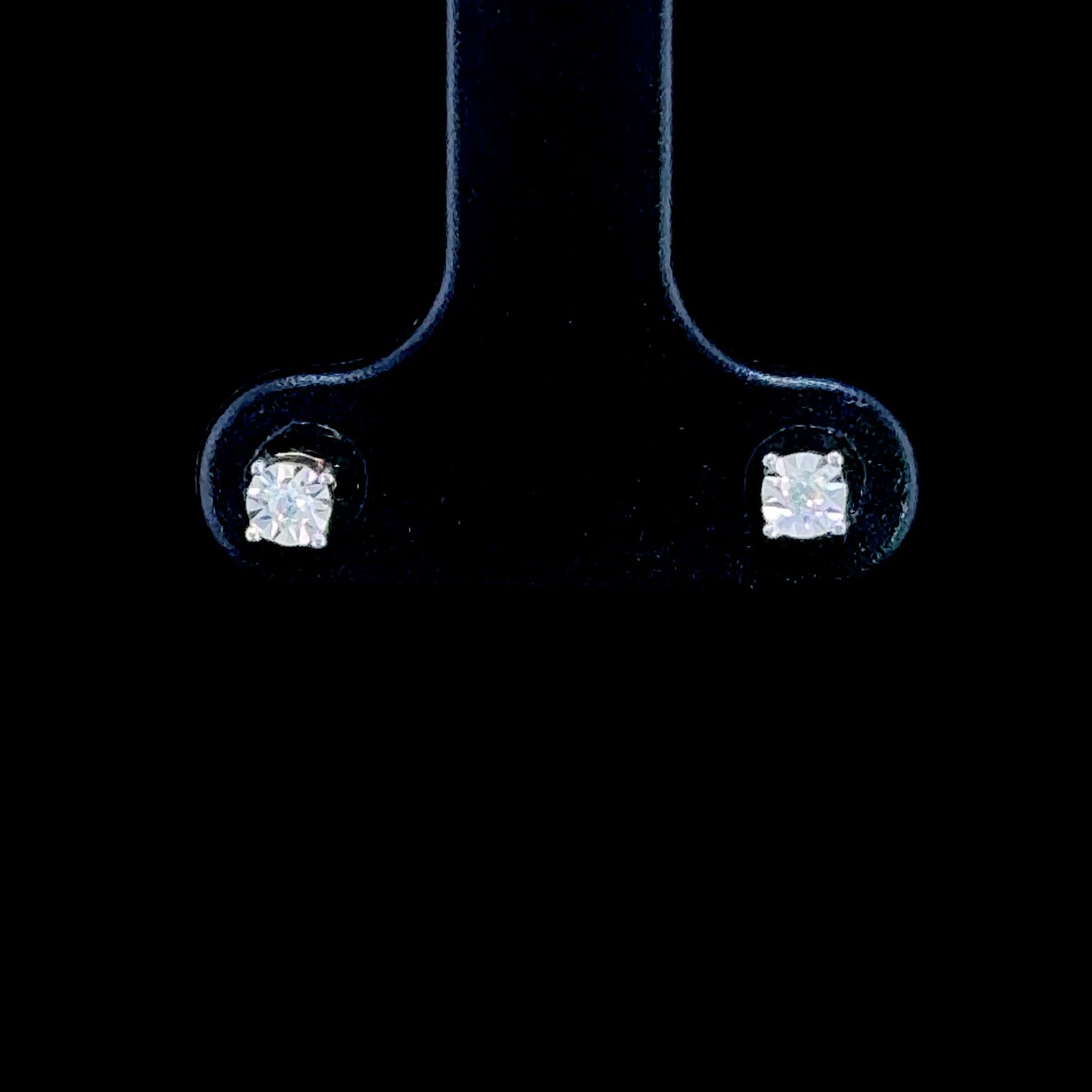 9K Yellow Gold Diamond Studs