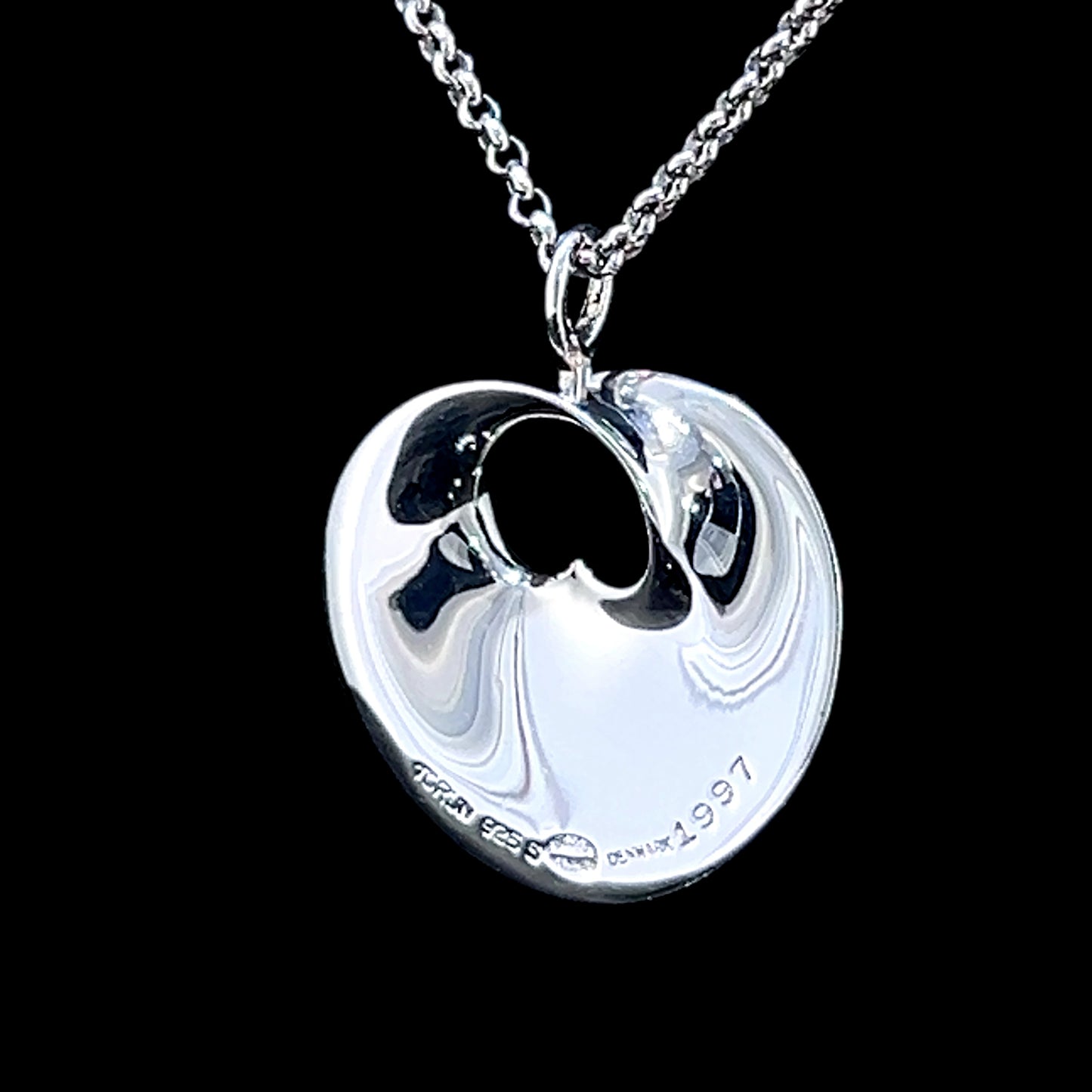 Georg Jensen Silver Hidden Heart Pendant