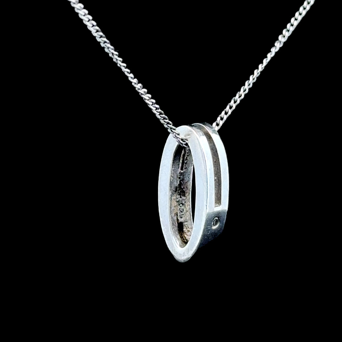 Silver & Diamond Pendant only