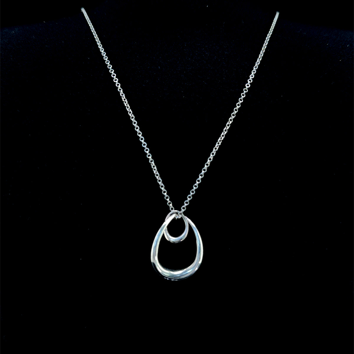 Stunning Georg Jensen Offspring Pendant & Chain 18” Long
