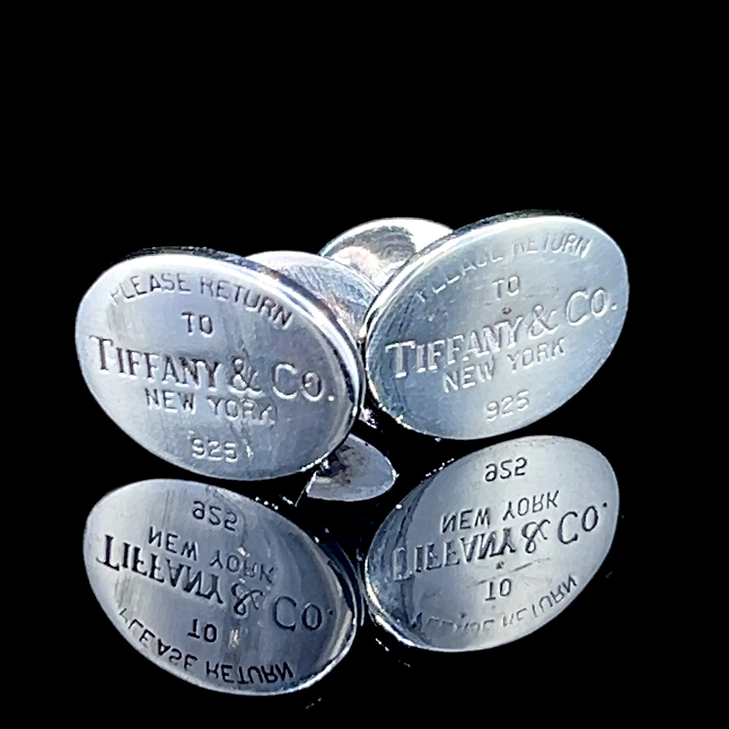 Return To Tiffany & Co. Silver Cufflinks