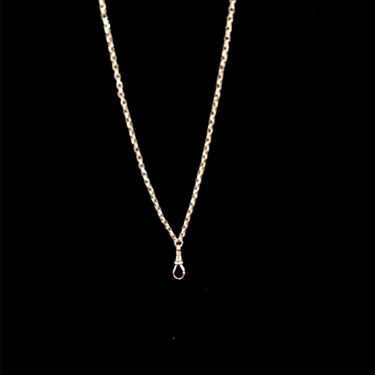 Lovely 9k Yellow Gold Belcher Necklace with Hook Clasp 15.5” Long. Also Converts to A Double Chain Bracelet 8 Inches Long