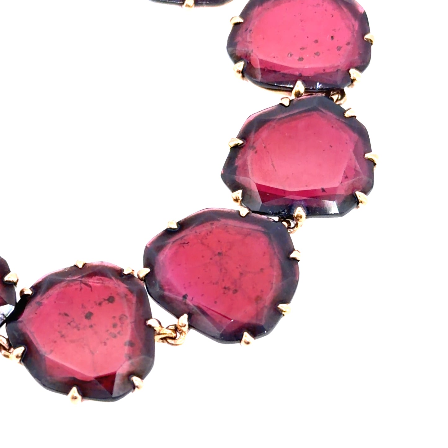 18k Rose Gold Facetted Garnet Bracelet By Annoushka RRP £6000