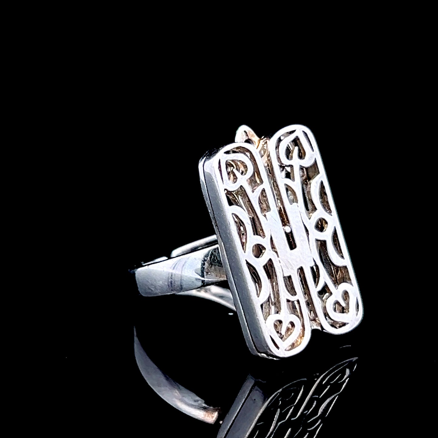 Clogau Silver Hinged Gate Ring