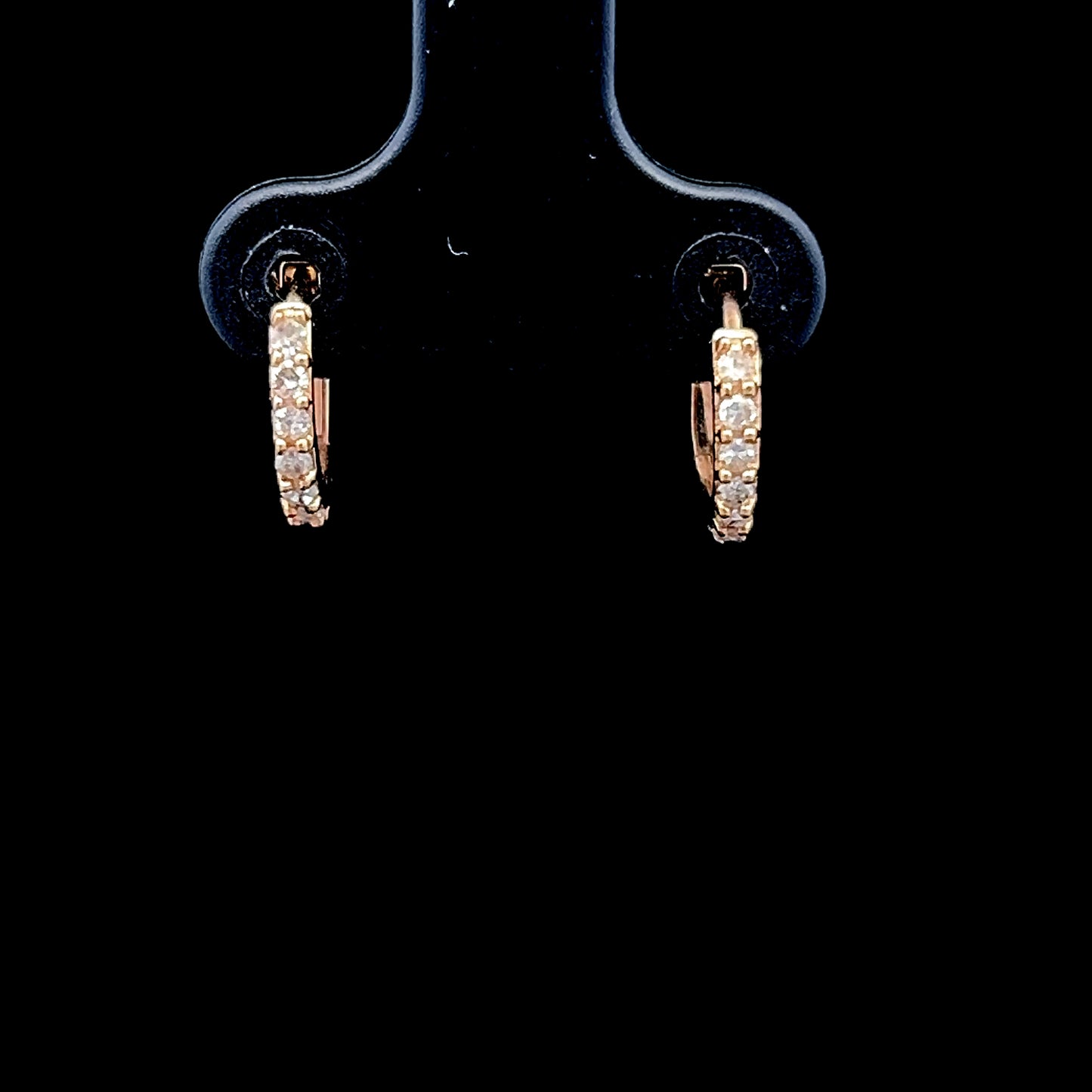 9K Yellow Gold Small Huggies
