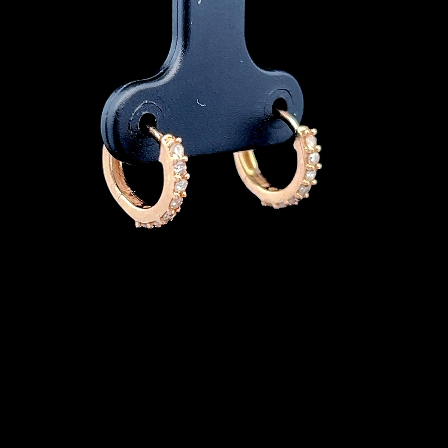9K Yellow Gold Small Huggies