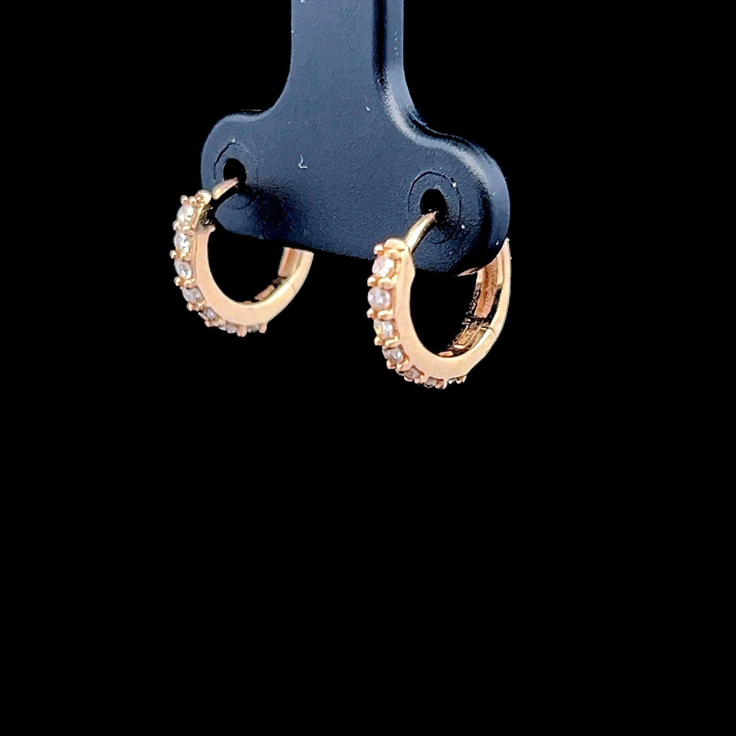 9K Yellow Gold Small Huggies