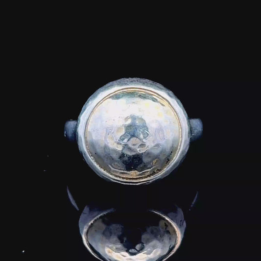 Silver Round Ring