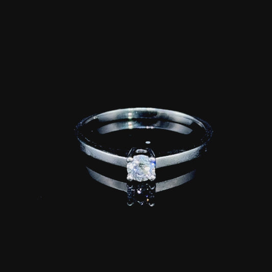 Platinum Diamond Solitaire Ring