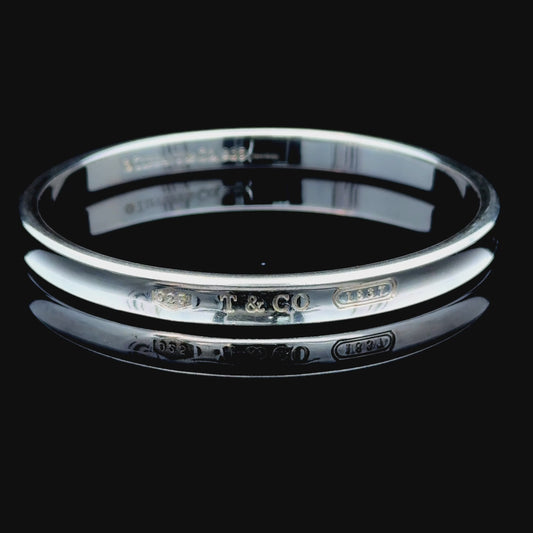 Tiffany & Co. 1837 Silver Bangle