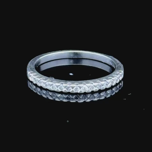 Platinum Diamond Micro Band