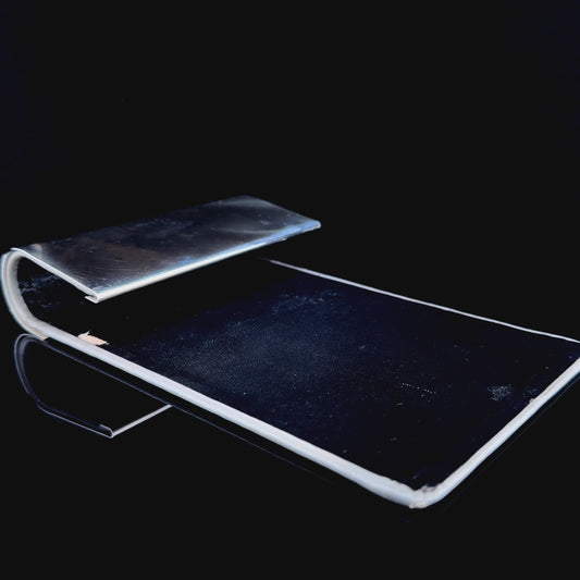 A Superb Silver Tiffany & Co Desk Note Pad Holder Marked Tiffany & Co Sterling Silver
