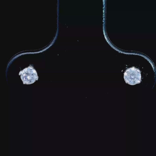9K White Gold Diamond Studs APPX 0.3 CTS