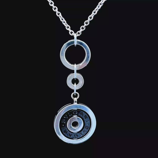 18K White Gold Bulgari Necklace & Pendant