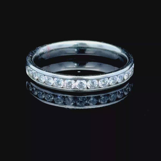 Platinum Diamond Eternity Band APPX 0.5 CTS