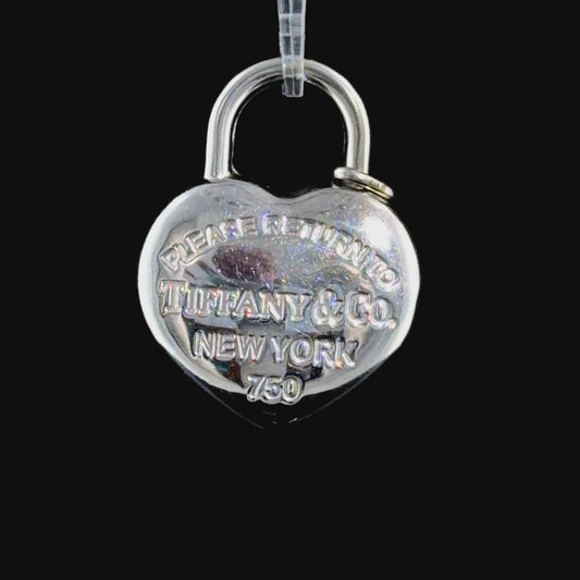 18k White Gold Return to Tiffany Heart