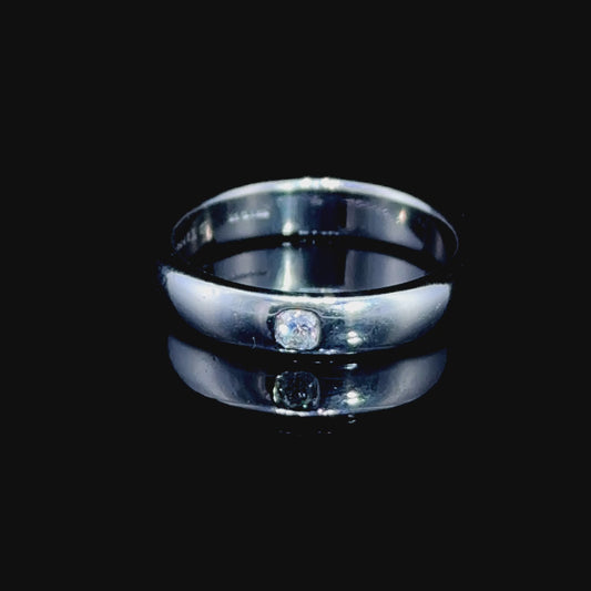 Tiffany & Co Platinum Lucida Diamond Band