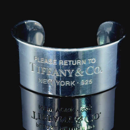 Return To Tiffany & Co New York Cuff Bangle