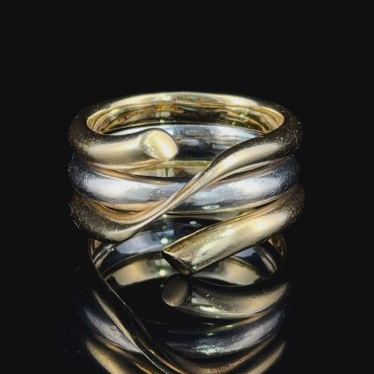 Georg Jensen ‘Magic’ 18ct Two-Tone Gold Ring – Regitze Overgaard