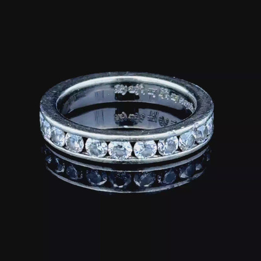 Platinum Channel Set Diamond Full Eternity APPX 2.0 CTS