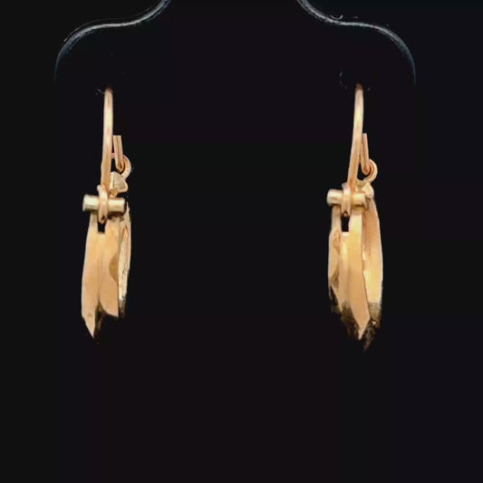 9K Yellow Gold Hoops