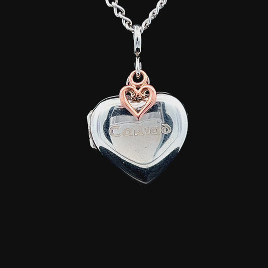 Clogau Silver Cariad Locket & Chain