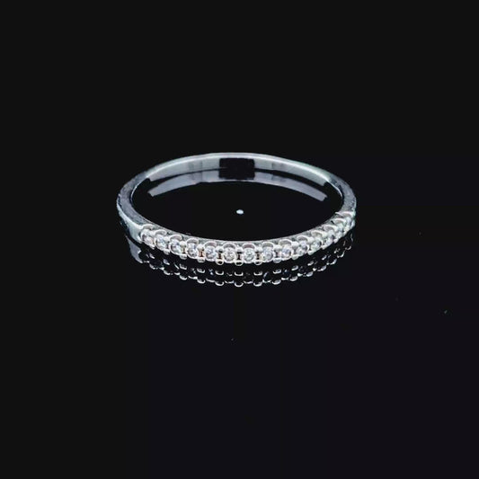 Platinum Diamond Micro Band