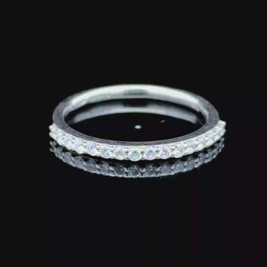 Platinum Diamond Micro Band APPX 0.25 CTS