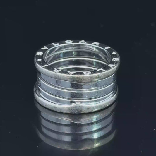 18K White Gold Bulgaria Band Size 56