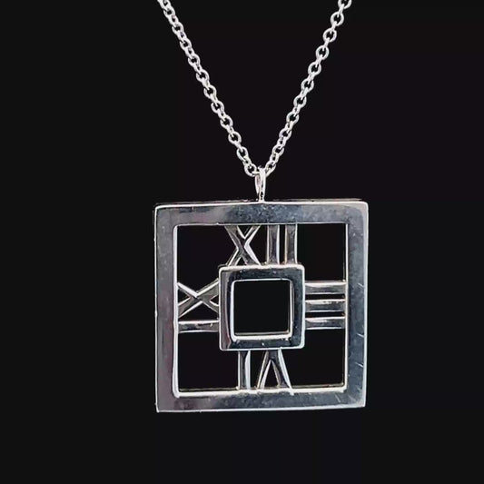 Tiffany Silver Atlas Pendant