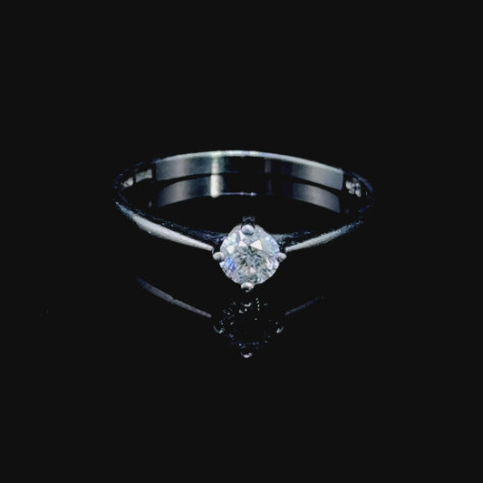 Platinum Diamond Solitaire Ring