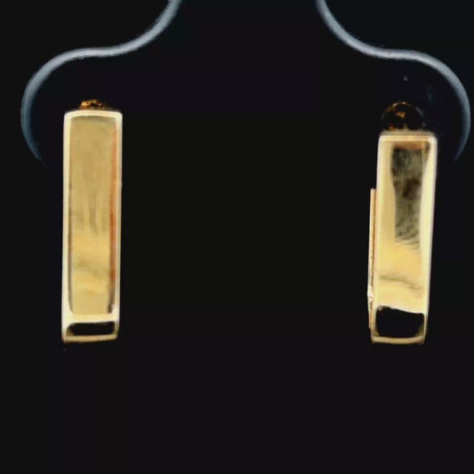 9K Yellow Gold Huggies