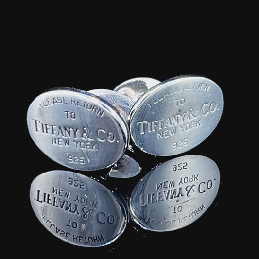 Return To Tiffany & Co. Silver Cufflinks